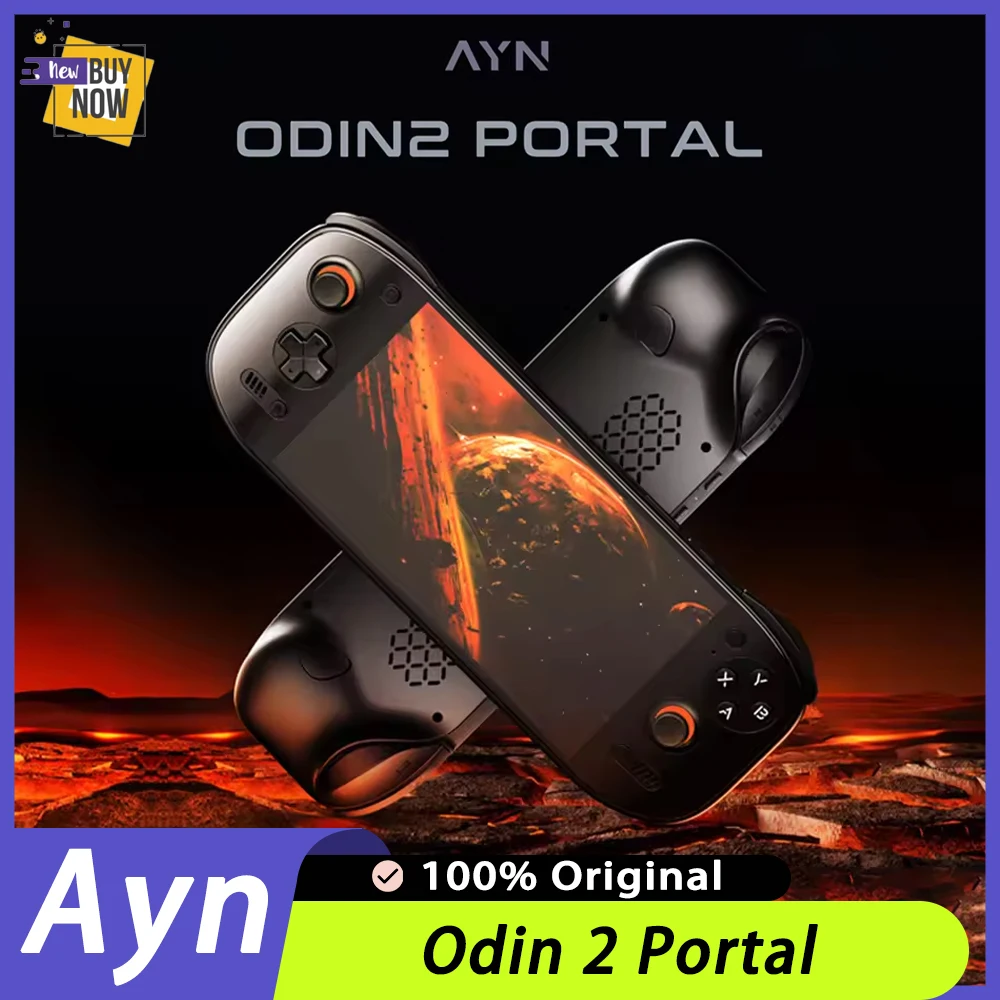 Consola de juegos portátil AYN Odin 2 Portal de código abierto, consola de juegos con pantalla de 7 pulgadas y 120HZ, 8000mAh, 8Gen2, reproductor de videojuegos Retro, regalos