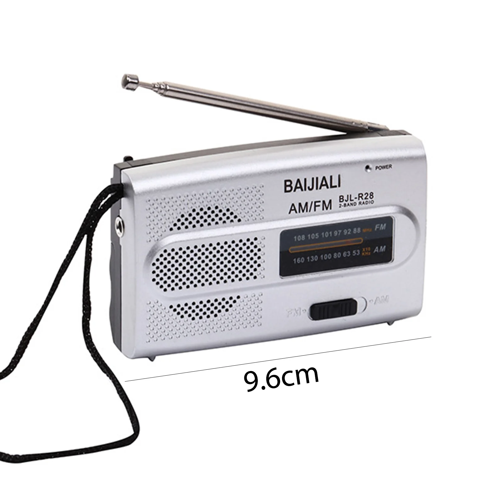 Radio para exteriores SW/AM/FM, Radio Digital estéreo, antena telescópica con batería, receptor de Radio de banda completa, uso de emergencia - imagen 2