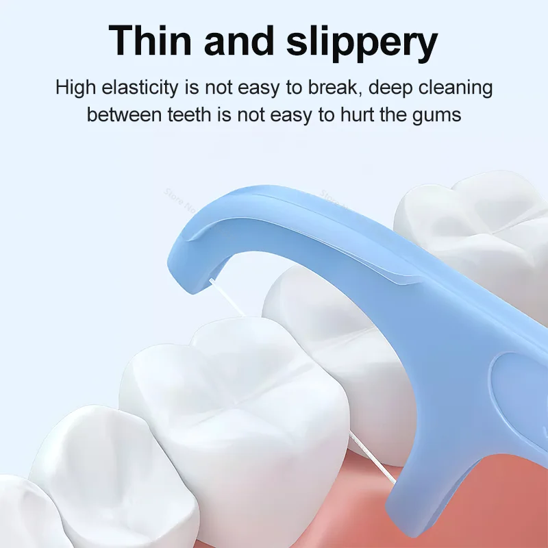 SOOCAS-losser Dental profesional, diseño ergonómico, seguro, de calidad alimentaria, palillos para dientes, 50 unids/caja - imagen 2