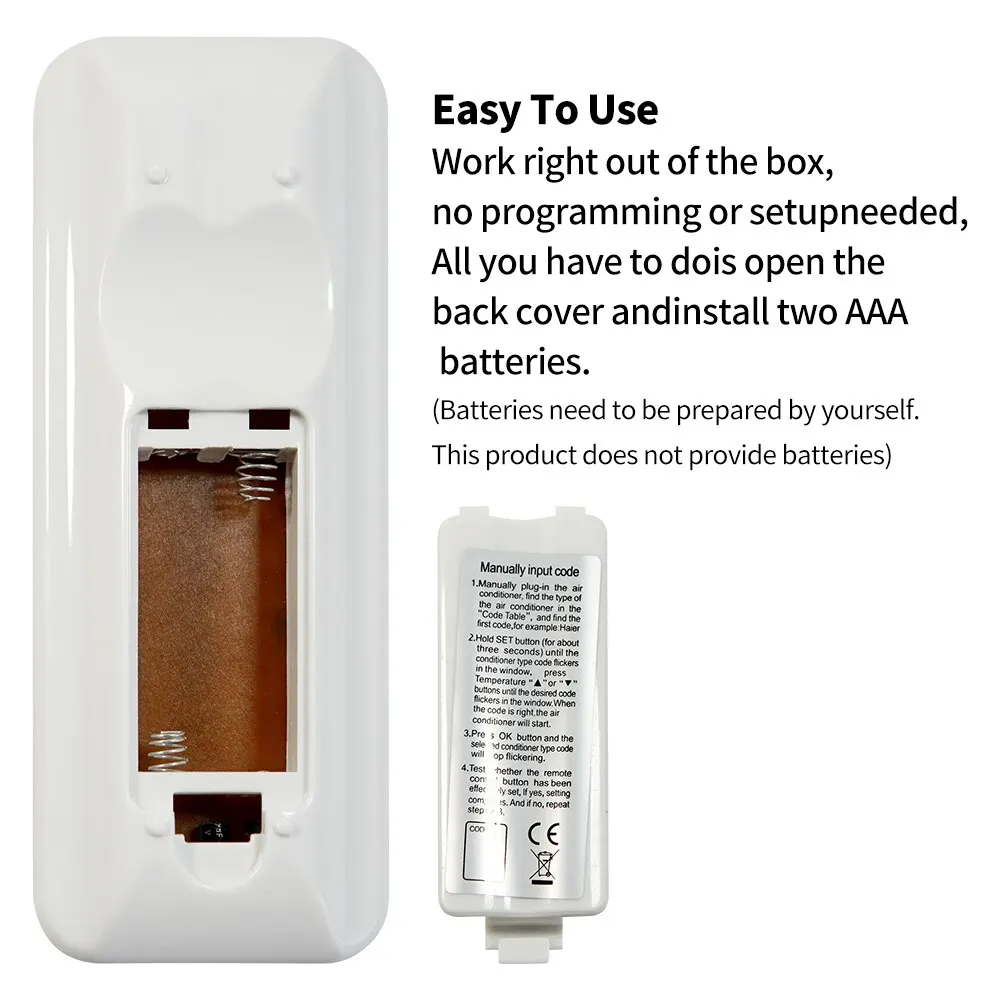 1000 en 1 control remoto universal K 1028E AC Digital LCD para acondicionador de aire - imagen 4