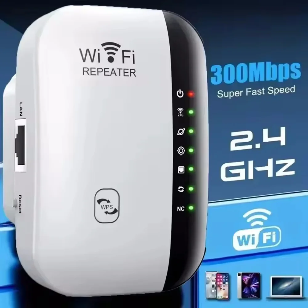 Repetidor WIFI de 300Mbps, amplificador remoto Wi-Fi 802.11N, amplificador de señal WiFi, amplificador de red para hogar/oficina, repetidor inalámbrico - imagen 2