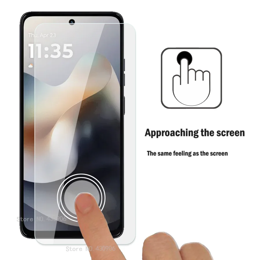 Para Moto G56 5G Protector de pantalla cobertura de pantalla película de vidrio templado transparente de alta calidad 2.5D 9H - imagen 5