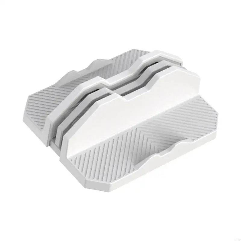 Soporte organizador Vertical multicapa para portátil 462E, con Base antideslizante para almacenamiento en hogar y Oficina, - imagen 3