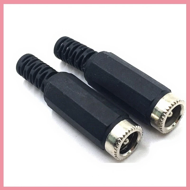 2/5/10 Uds 5,5x2,1mm DC hembra Cable de extensión conector adaptador para sistema de cámara Cctv adaptador de enchufe B6