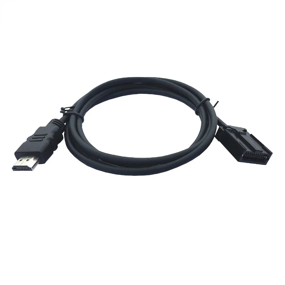 Carcasa ABS de membrana interior moldeada macho HDMI EM con enchufe a cable de conexión de alta definición montado en el coche versión HDMI AM1.4