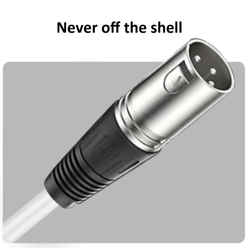 Cable de micrófono XLR de 3 pines macho a hembra, Cable amplificador de micrófono para altavoz, sistema PA, mezclador de Audio Podcast, monitores de estudio, grabación de Audio - imagen 3