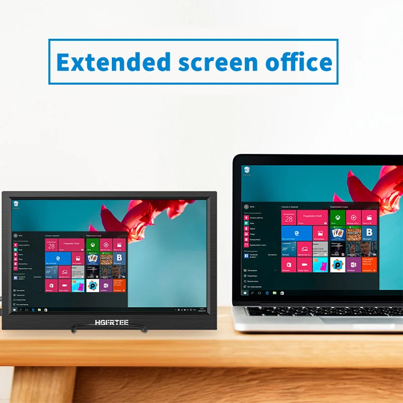 HGFRTEE-Monitor portátil de 11,6 pulgadas para videojuegos, Monitor extendido, Compatible con HDMI, segunda pantalla para Switch/PS4/Raspberry Pi - imagen 5