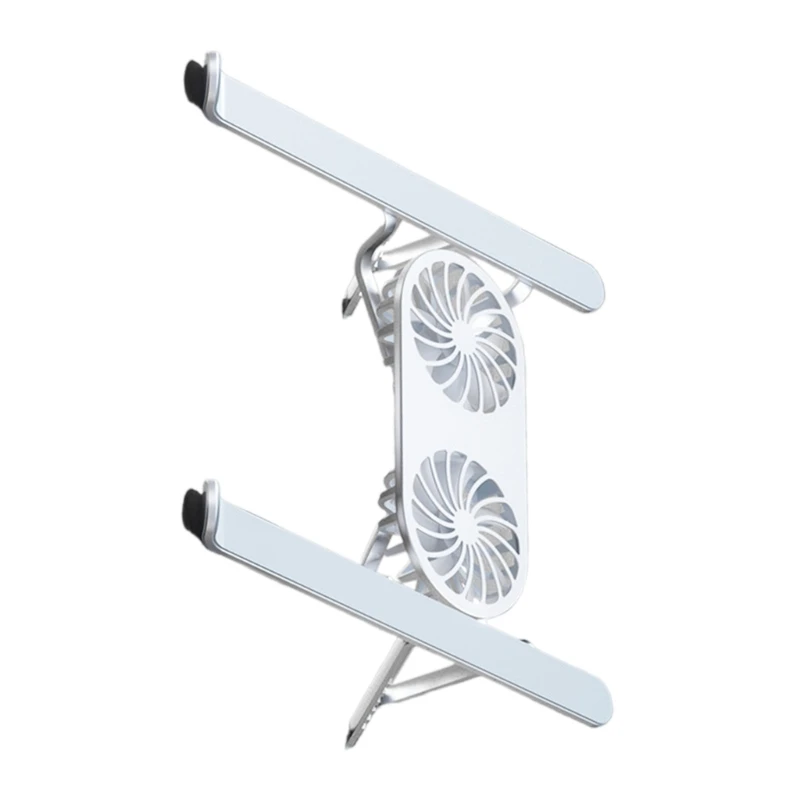 Soporte aluminio LED del cojín enfriamiento portátil del ordenador portátil para juego y oficina - imagen 3