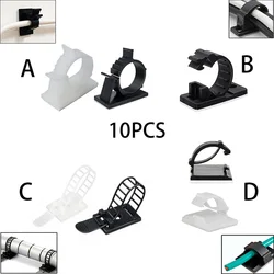 Organizador de Cables para Escritorio - Clips Adhesivos