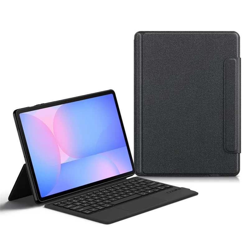 Funda con teclado magnético para Samsung Galaxy Tab S10 FE Plus, teclado con panel táctil retroiluminado de 13,1 pulgadas para Galaxy Tab S10fe Plus - imagen 2