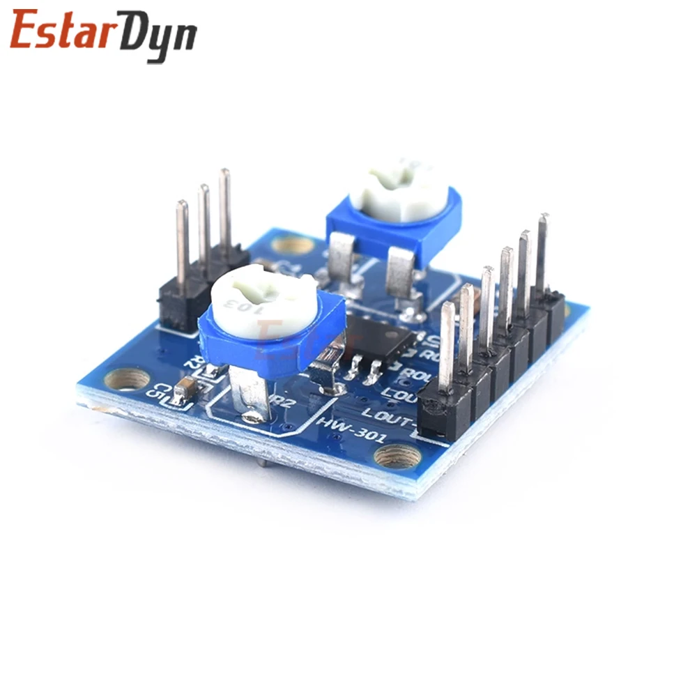 Placa amplificadora PAM8406 Clase D, módulo de Audio estéreo de 5W + 5W con Control de volumen para altavoz DIY, caja de sonido portátil - imagen 4