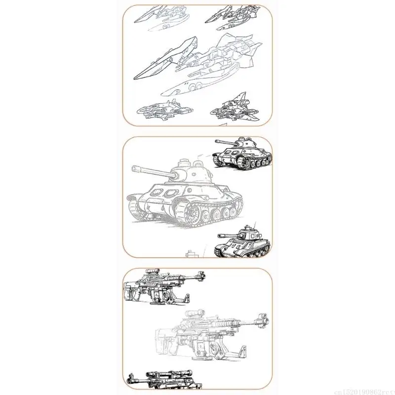 Cuaderno calco arte cómics para principiantes, D5BB, para práctica dibujo - imagen 5