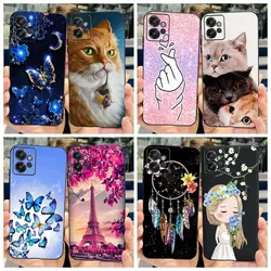 Funda Silicona Motorola Moto G32 – Diseño Gato Mariposa Protección