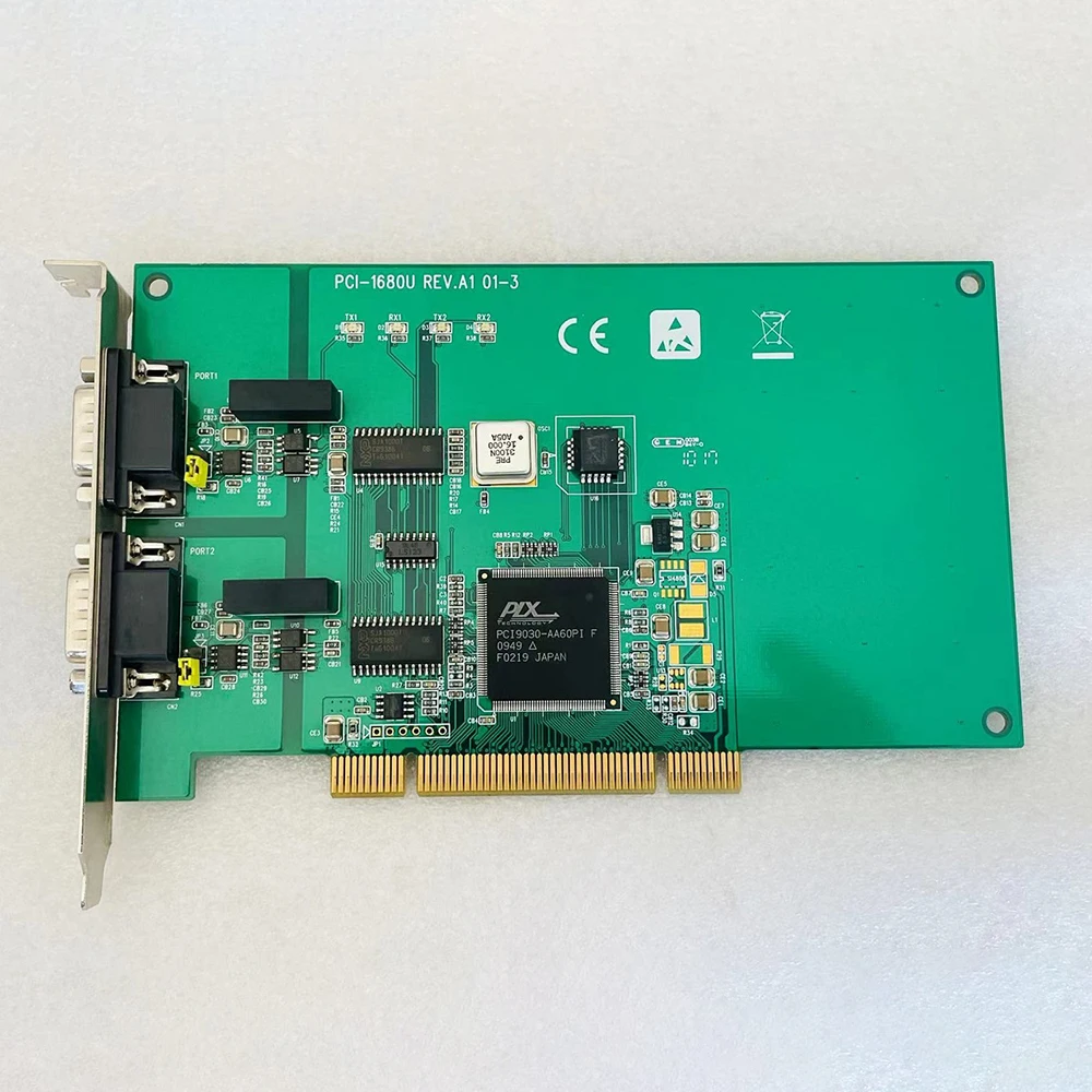 Tarjeta capturadora de datos PCI-1680U REV.A1 para tarjeta de comunicación Universal CAN de doble puerto Advantech con función de protección de aislamiento - imagen 3