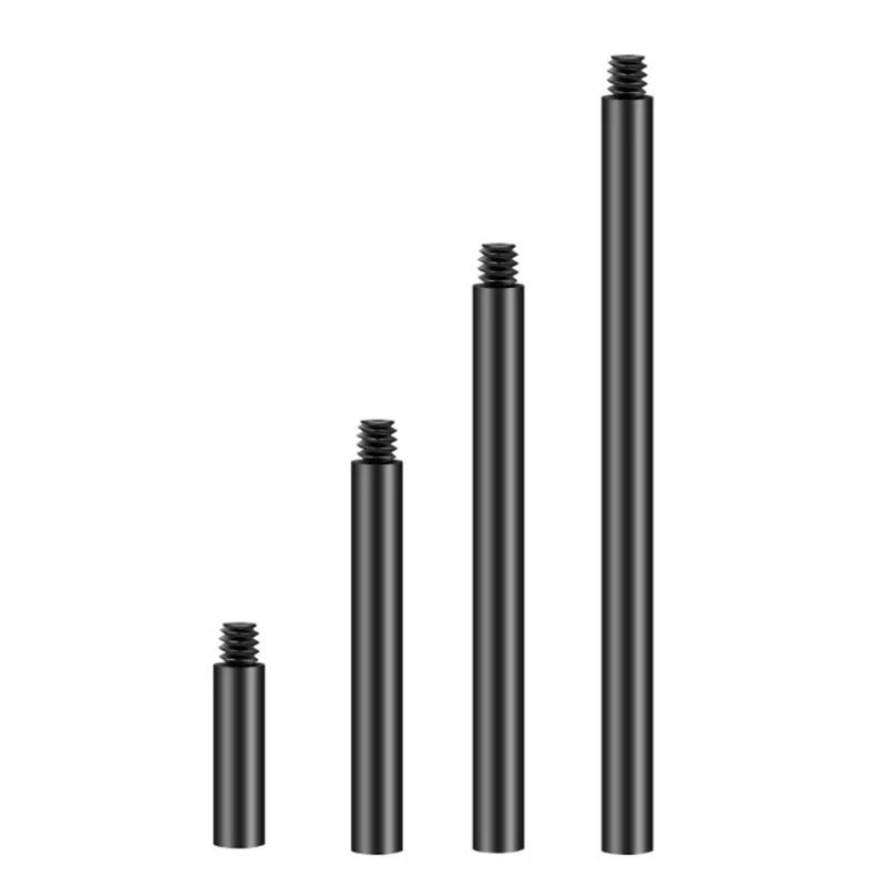 P9FA aluminio trípode extensión trípode tubo metal extensor metal con rosca 1/4 - imagen 4