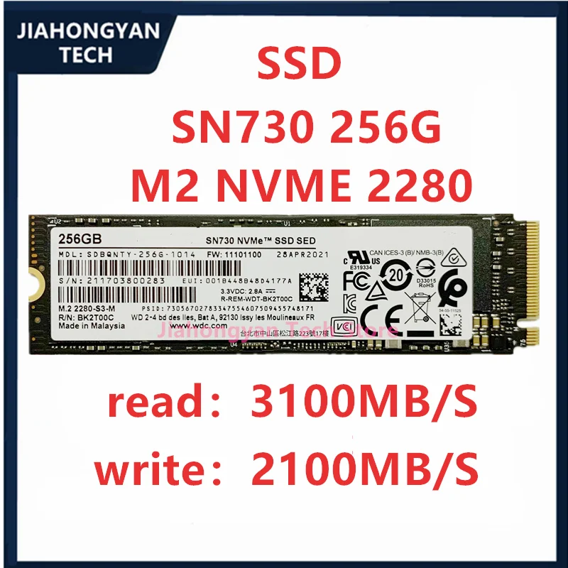 Nuevo Original SSD SN730 256G SN730 512G SN730 1TB M.2 SSD NVME Notebook PCIE de escritorio