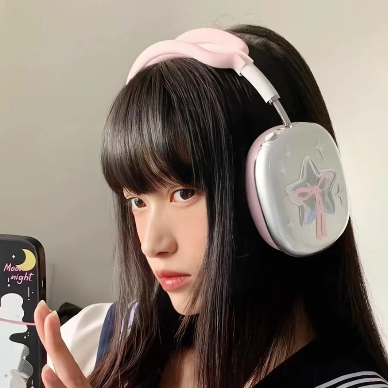 Xlittle Lab Original Stars funda para auriculares para AirPods Max2 carcasa suave transparente personalizada accesorios para auriculares funda protectora - imagen 3