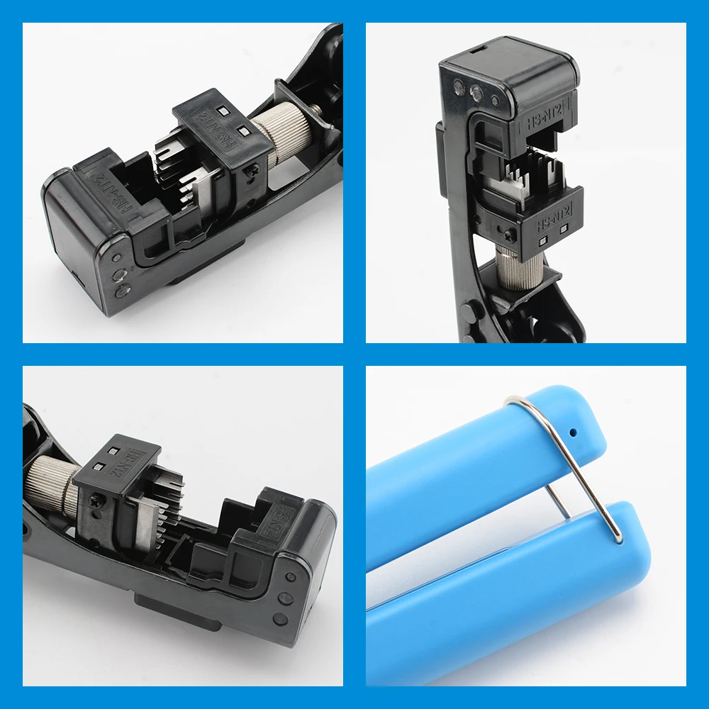 Alicates Keystone Jack RJ45 cat5 cat5e cat6, herramienta de terminación de 90 grados - imagen 5