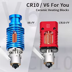 Hotend de cerámica para impresora 3D, compatible con Ender 3/3 Neo, E-3D V6, Prusa I3 MK3 mk2