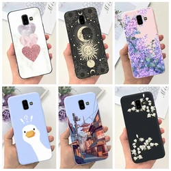Funda Silicona Samsung Galaxy J6 Plus – Flores Suave y Flexible