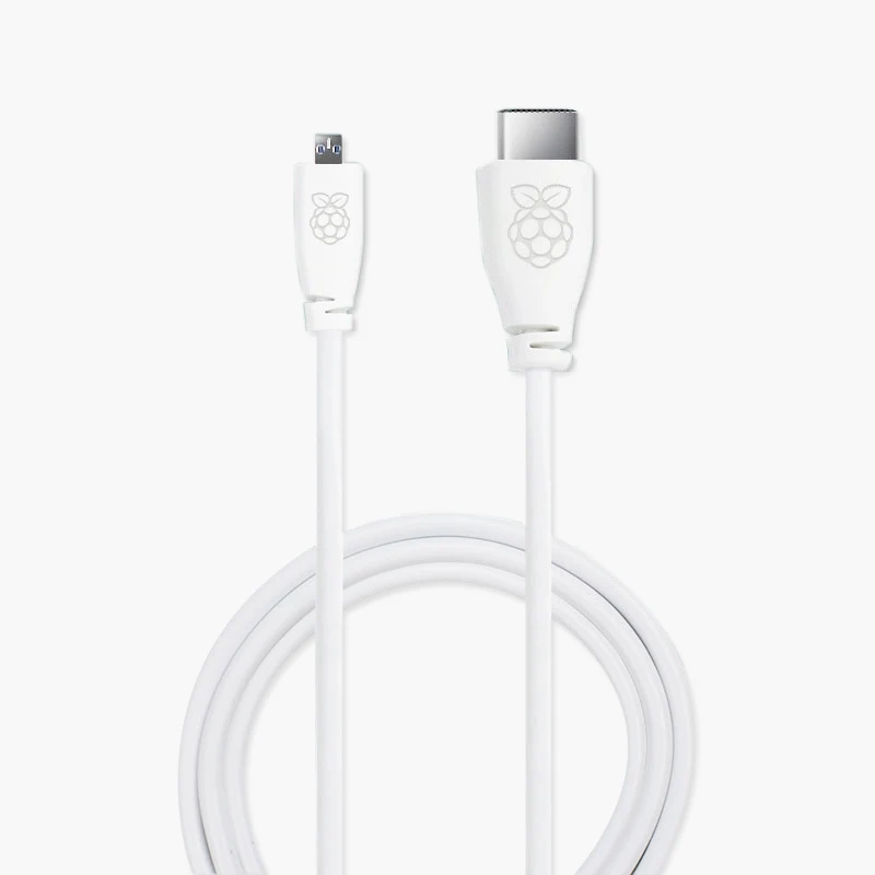 Raspberry Pi 4, 5 Micro HDMI A HDMI estándar (A/M), Cable de 1m y 2m - imagen 2