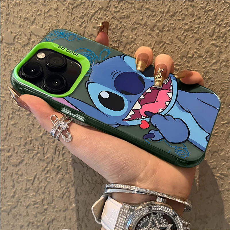 Funda de teléfono Disney Cute Stitch para Xiaomi Redmi Note 14 13 12 11 Pro Plus 4G 5G 12S 11S 10S 10 9 9S 12C 13C 14C A3 A4 contraportada - imagen 4