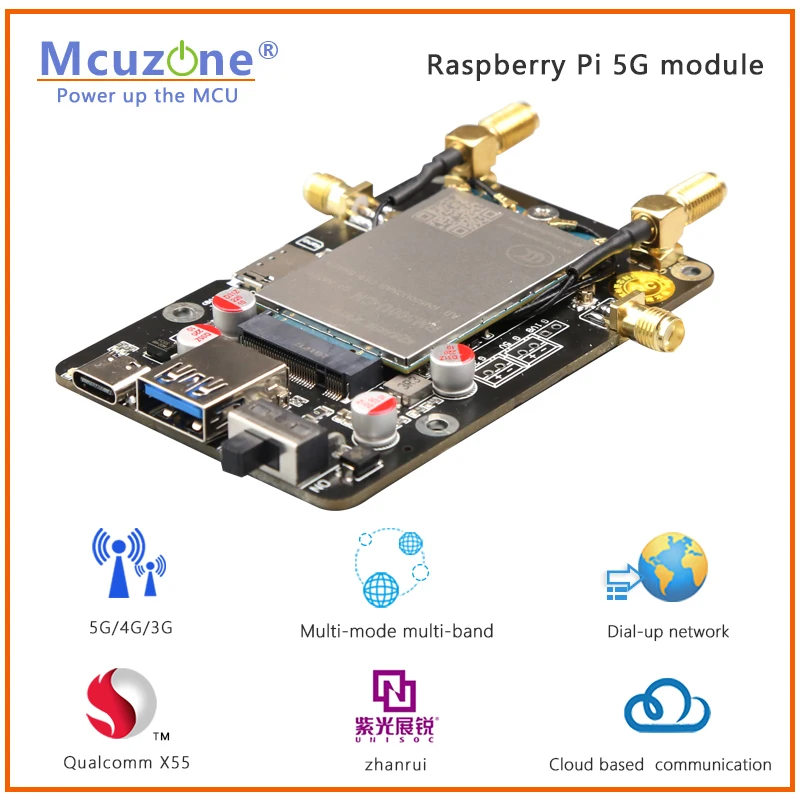 Módulo IoT/eMBB Quectel 5G Sub-6 GHz RM500U RM500U-CN admite el módulo M.2 de modo NSA y SA 5G/4G/3G - imagen 5