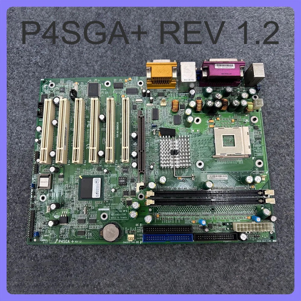 P4SGA+ REV 1.2 Equipo de computadora industrial Placa base 6 ranuras PCI - imagen 2