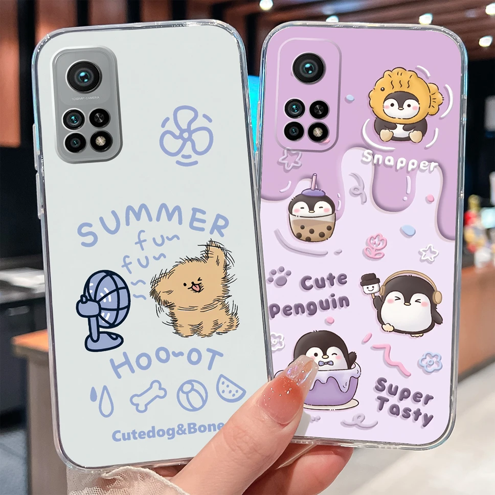 Para Redmi K30S K30S Ultra funda de teléfono Linda rana conejo dibujos animados suave delgada funda de silicona transparente para Redmi K 30S carcasa ligera - imagen 2