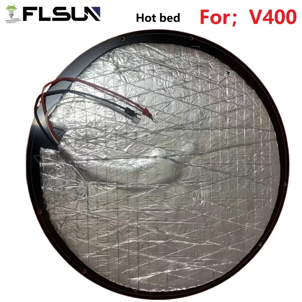 FLSUN V400 combinación de cama caliente accesorios de impresora 3D última versión 24V 310mm calefacción almohadilla magnética suave piezas de placa al por mayor - imagen 2
