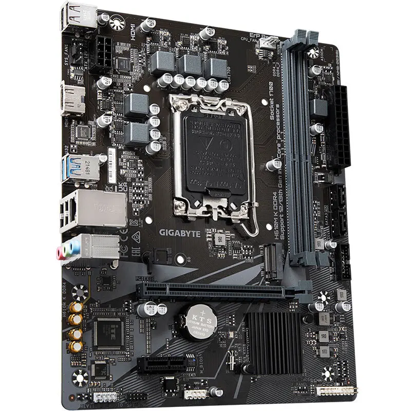Gigabyte H610M-K D4 escritorio Original para Intel H610 DDR4 placa base LGA 1700 soporte 12400F 12400 i3 12100F - imagen 3