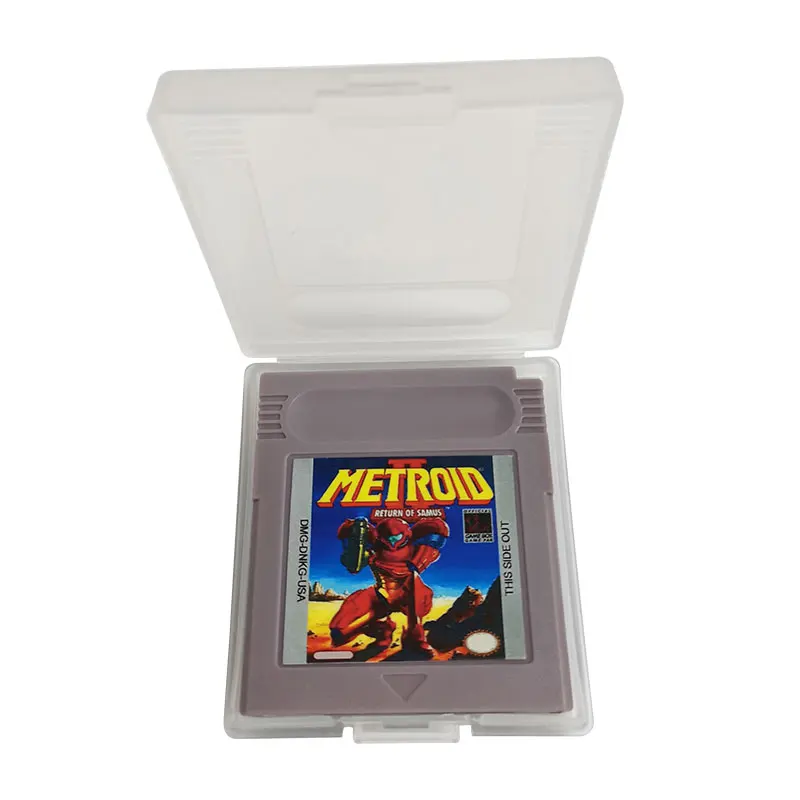 Cartucho de videojuegos Metroid 2, tarjeta de consola en inglés, versión estadounidense para USA-32 bits