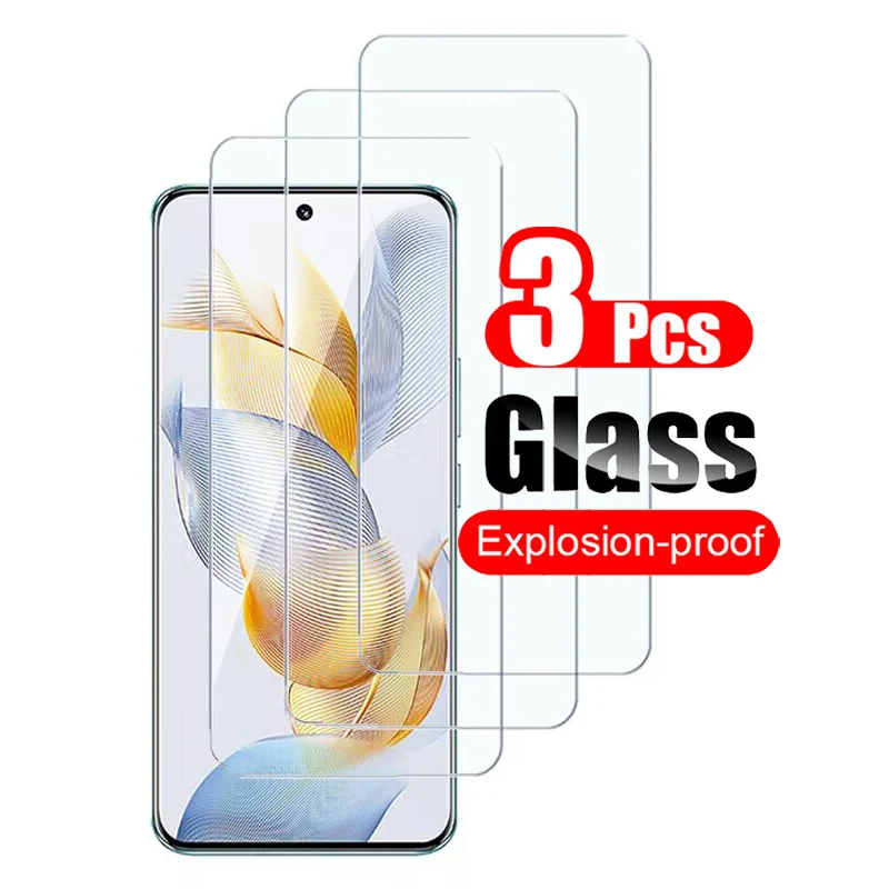 Vidrio templado para Huawei Pura 70 P70, Protector de pantalla, película protectora 10H a prueba de golpes, antiarañazos Protector de vidrio, transparente, 3 uds. - imagen 2