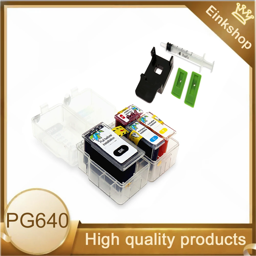 PG-640 CL-641 Kit de recarga de cartuchos inteligentes PG-640 CL-641 XL para Canon Pixma MG2160 MG2260 MG3160 MG3260 MG3560 MG3660