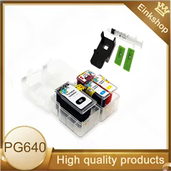 PG-640 CL-641 Kit de recarga de cartuchos inteligentes PG-640 CL-641 XL para Canon Pixma MG2160 MG2260 MG3160 MG3260 MG3560 MG3660