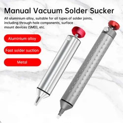 Bomba Desoldadora Manual de Aluminio para Reparación Electrónica