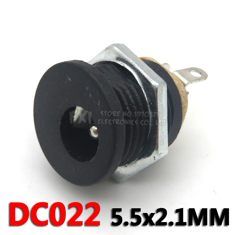 Conector de toma de corriente CC, 5,5x2,1 MM, 0,7, 2,0 MM, DC-005, DC-002, DC-012, DC-017, DC-022, DC-022B, DC-025, DC005 - imagen 4