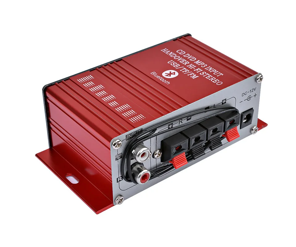 Miniamplificador Digital estéreo HIFI, sistema de sonido G8 con Control remoto, Canal 2,0, Bluetooth 5,0, FM, USB, para cine en casa - imagen 5