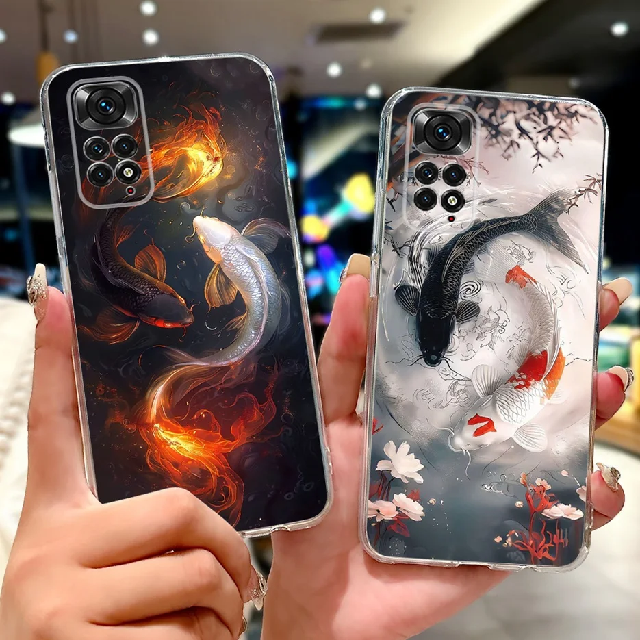 Para Xiaomi Redmi Note 11 4G funda Note 11S Cool Fashion funda pintada funda de silicona suave para Xiaomi Redmi Note 11 Pro Plus Fundas - imagen 2