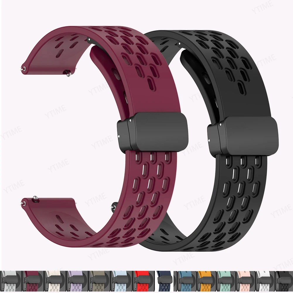 Correa de silicona de 22mm para Xiaomi Watch S3 S4, correas deportivas de silicona para Mi Watch S1 Active/Color 2/S2 46mm 42mm, pulsera transpirable