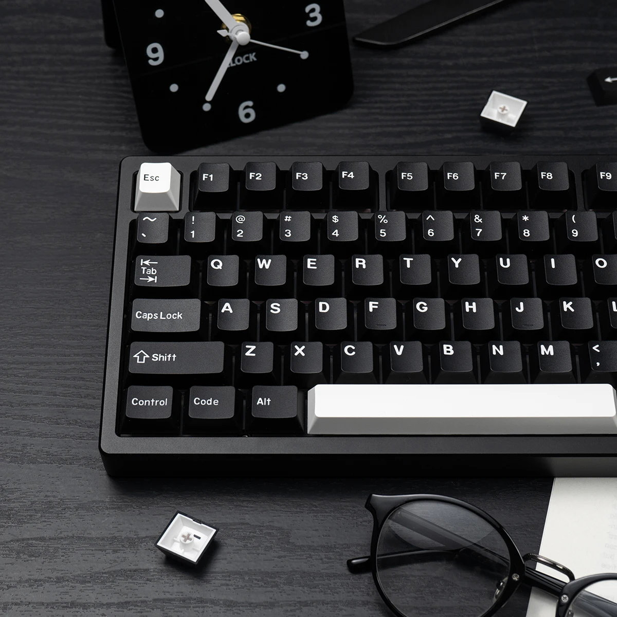 GMK Keycap Double Shot GMK WOB/BOW/Rome PBT Keycaps Cherry Profile Keycaps juegos para MX Switch Teclado mecánico teclas ISO 7u - imagen 5