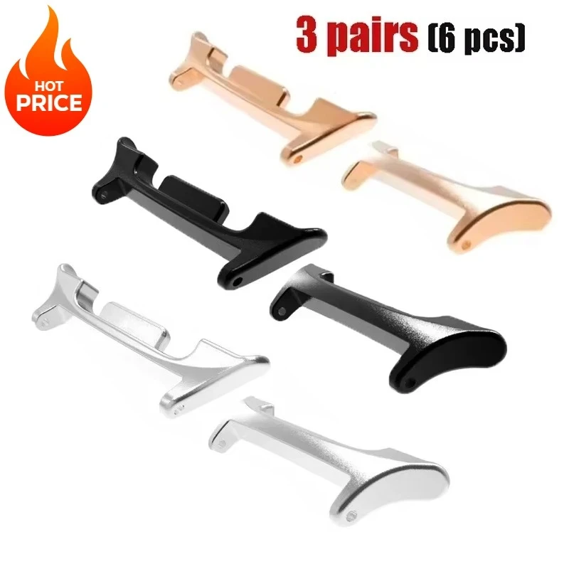 1-3 pares de conectores de acero inoxidable para Samsung Galaxy Watch 8, adaptador clásico, correa de reloj Galaxy Watch 8, 40/44mm, 22mm de ancho