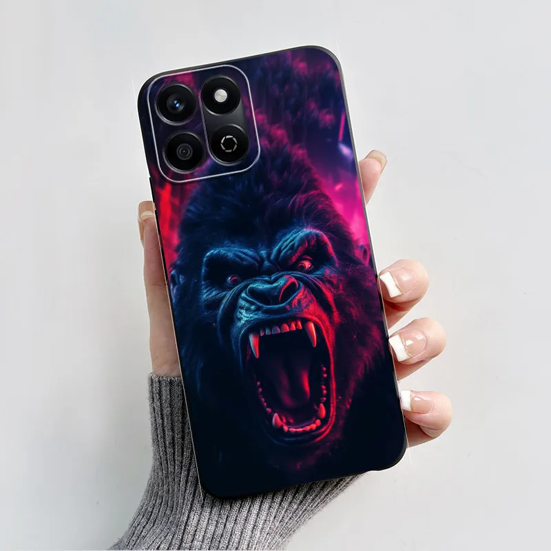Para Honor 200 funda inteligente 2024 Cool Black Myth Wukong pintado suave TPU funda protectora de silicona para Honor X7C 200 Fundas inteligentes - imagen 2