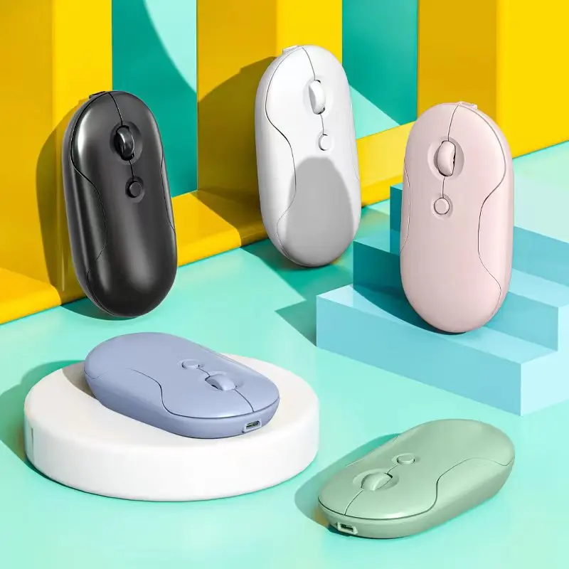 Ratón Inalámbrico Bluetooth Logitech Pebble Recargable USB Silencioso