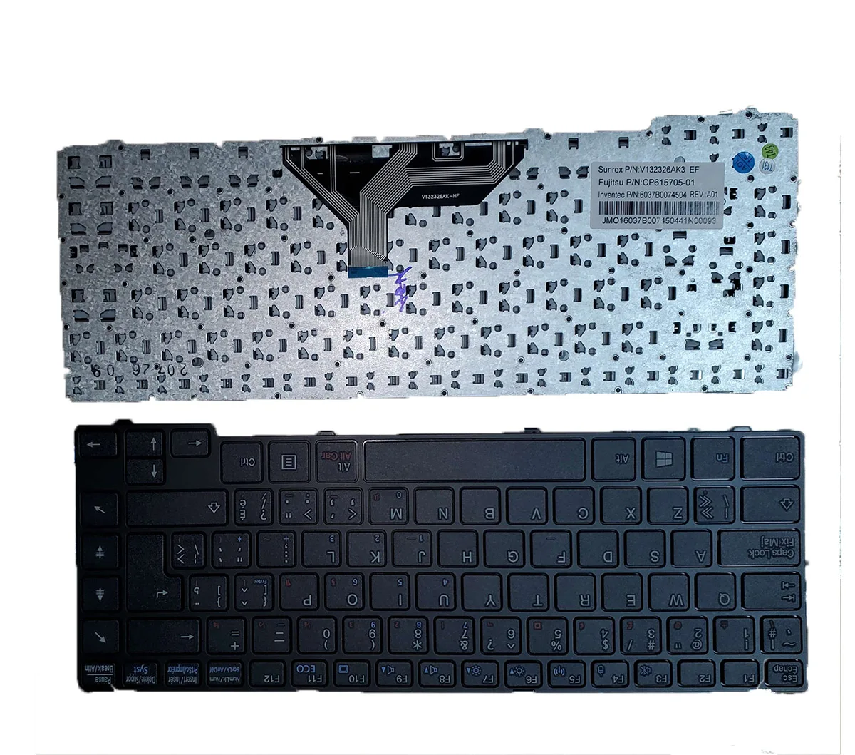 Siakoocty-teclado p/n 579496 para FUJITSU LifeBook, UH572, UH55, UH574, UH554 CF, referencia BCC1, V132326AK3, CP615705-01, 6037B0074504, nuevo - imagen 2