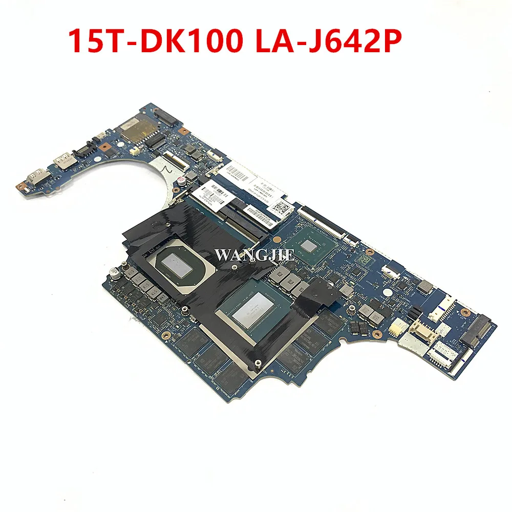 Para HP PAVILION GAMING 15-DK1020CA 15-DK placa base para ordenador portátil GPC52 LA-J642P M03041-601 M03034-601 SRH8Q I7-10750H 100% en funcionamiento