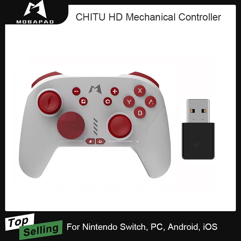 MOBAPAD CHITU HD controlador de juego mecánico inalámbrico Gamepad con Joystick para Windows 10/11 Nintendo Switch PC Android iOS