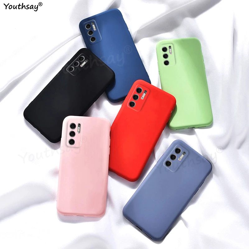 Para Xiaomi Poco M3 Pro Funda de goma de silicona líquida carcasa suave POCO M3 Pro 5G Funda para Xiaomi Poco M3 Pro F3 X3 NFC cubierta - imagen 2
