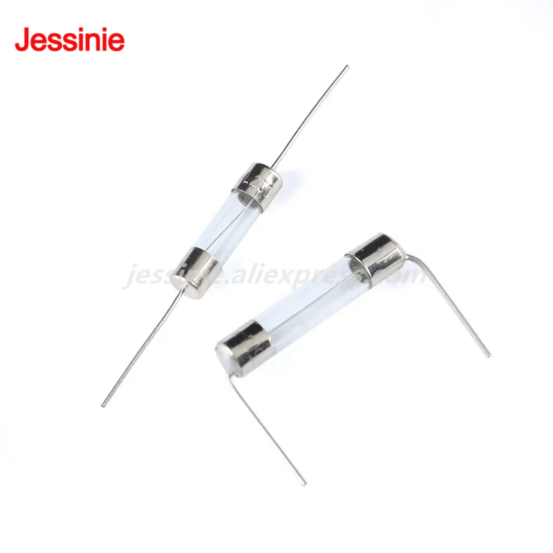 10 Uds 5x20 6x30 fusible de tubo de vidrio de soplado rápido con Pin 5*20mm 6*30mm 1A 2A 3A 4A 5A 6.3A 10A 12A 15A 20A 250V - imagen 2