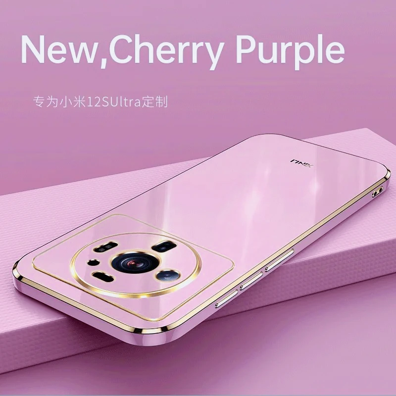 Para Xiaomi mi 12S Ultra funda suave de TPU para Xiaomi mi 12S Ultra alta calidad cubierta protectora de cámara antihuellas